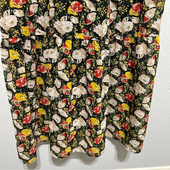 J. Crew Mercantile Tiered Maxi Dress Women's 0 Sundress‎ Sweet Pea Floral Lined - Picture 3 of 11